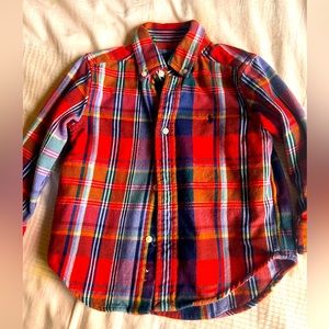Polo Toddler Flannel Dress Shirt